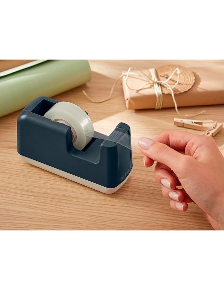 PORTARROLLO LEITZ COSY PLAST.CINTAS 33MT.GRIS