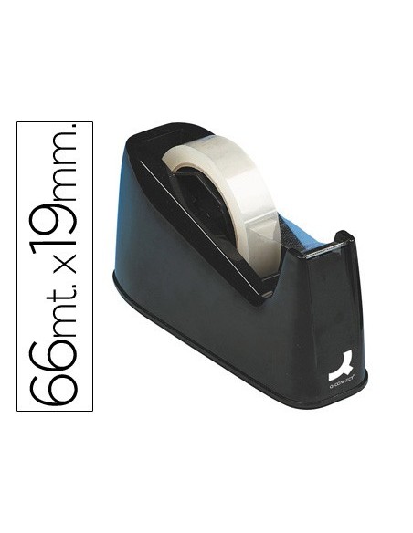 PORTARROLLOS SOBREM.Q-CON.PLASTICO CINTAS 33 Y 66 MT NEGRO