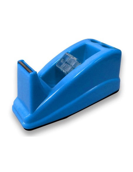 PORTARROLLO Q-CON.PLASTICO CINTA 33MT.AZ. 135X58X60MM