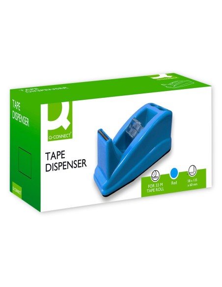 PORTARROLLO Q-CON.PLASTICO CINTA 33MT.AZ. 135X58X60MM