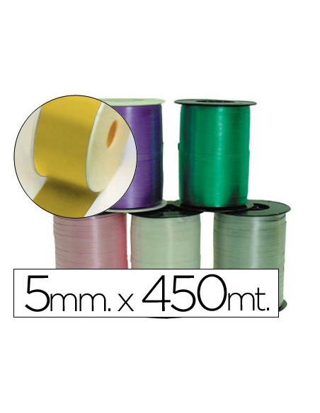 CINTA FANTASIA 450 MT X 5 MM ORO