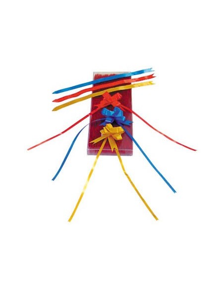 CINTA HACER LAZOS ROJO 13 MM AUTOMATICO UD.