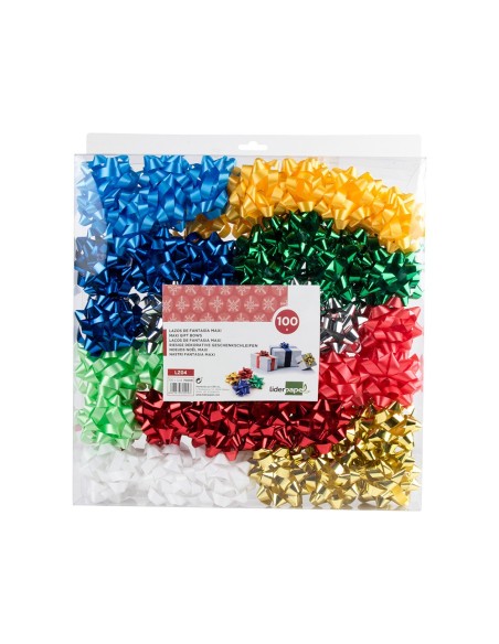 LAZOS LIDERPAPEL FANTASIA MAXI COLORES METALIZADOS SURTIDOS