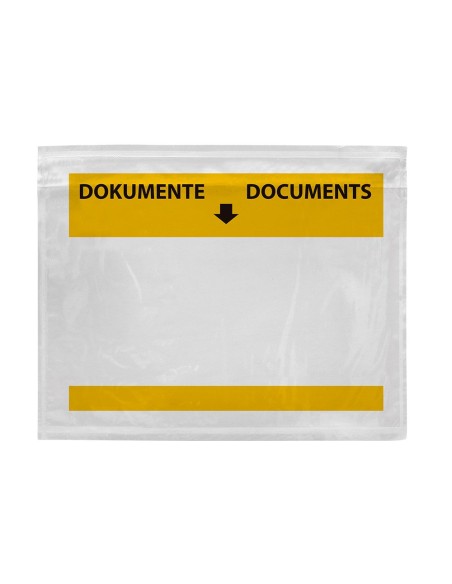 SOBRE AUTOADHESIVO Q-CON.225X165MM VENTANA TPTE.PQ.DE 100