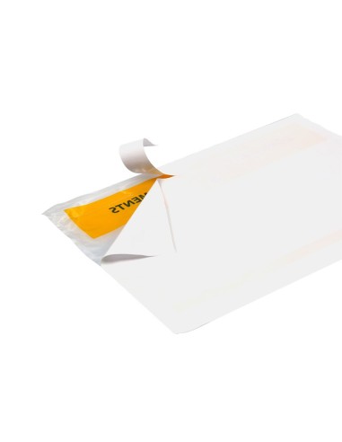 SOBRE AUTOADHESIVO Q-CON.225X165MM VENTANA TPTE.PQ.DE 100