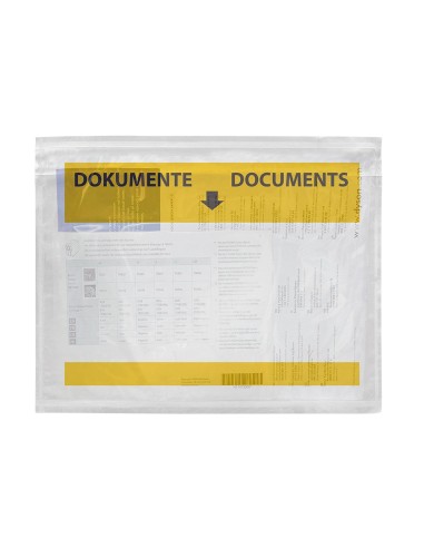 SOBRE AUTOADHESIVO Q-CON.225X165MM VENTANA TPTE.PQ.DE 100