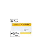 SOBRE AUTOADHESIVO Q-CON.225X122MM VENTANA TOTALMENTE TPTE.PQ.DE 1000 2