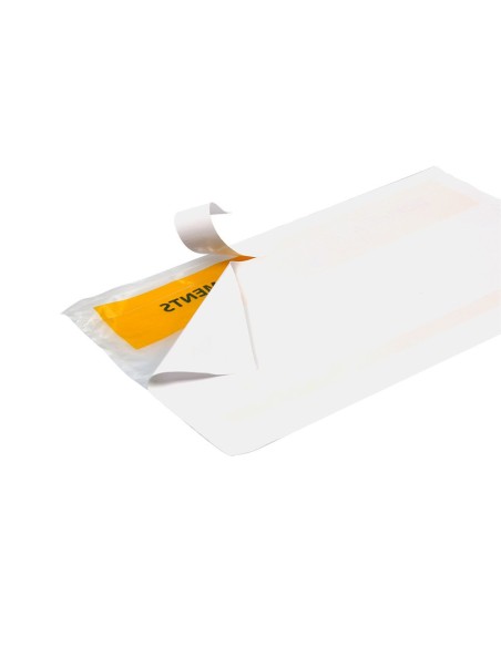 SOBRE AUTOADHESIVO Q-CON.225X122MM VENTANA TOTALMENTE TPTE.PQ.DE 1000