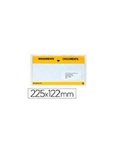 SOBRE ADHESIVO Q-CON.PORTADOC.232X130MM V/COMPLETA 100 UDS. 2