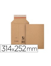SOBRE ENVIOS Q-CON.CARTON 100% RECICL AUTOADHESIVO 314X252X72MM