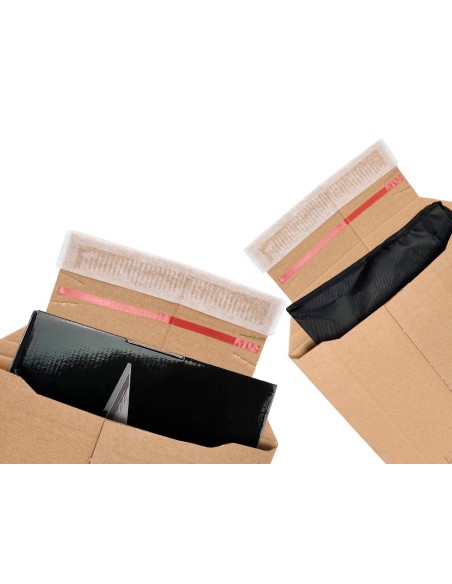 SOBRE ENVIOS Q-CON.CARTON 100% RECICL AUTOADHESIVO 314X252X72MM