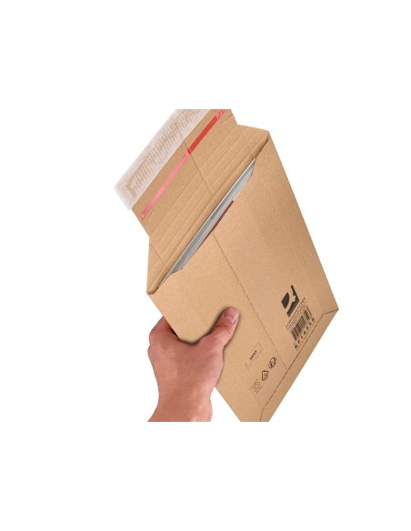 SOBRE ENVIOS Q-CON.CARTON 100% RECICL AUTOADHESIVO 314X252X72MM