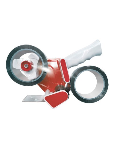 PORTARROLLO Q-CON.PARA EMBALAJE CINTAS 66MT X 50MM C/2 CINTA MARRON