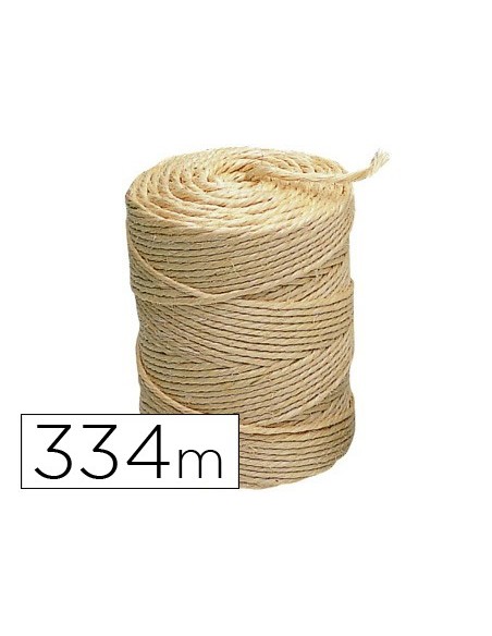 CUERDA SISAL 3 CABOS LIDERPAPEL ROLLO 2KG