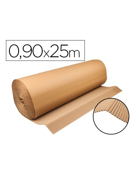 CARTON ONDULADO Q-CONNECT 0,90X25 M 250 G/M2 KRAFT KF16985