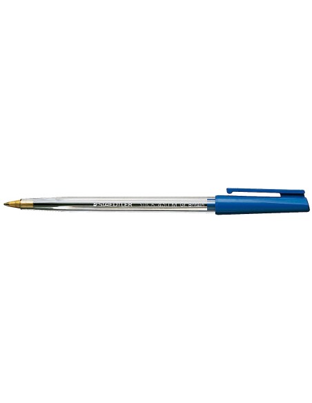 BOLIGRAFO STAEDTLER STICK AZUL C/CAPUCHON