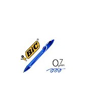 BOLIGRAFO BIC GELOCITY QUICK DRY RETRACTIL TINTA GEL AZ.PUNTA 0,7 MM 2