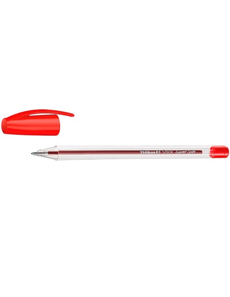 BOLIGRAFO PELIKAN STICK SUPER SOFT ROJO
