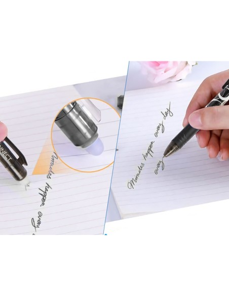 BOLIGRAFO Q-CON.RETRACTIL BORRABLE 0,7 MM NG.