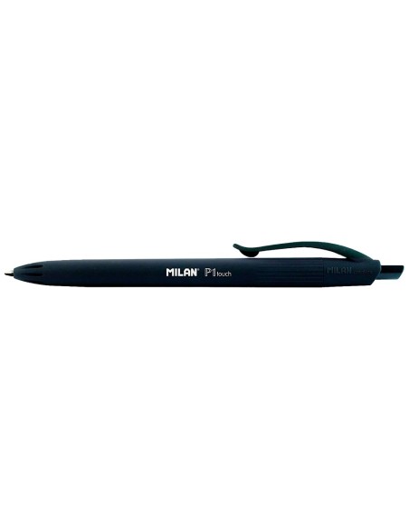 BOLIGRAFO MILAN P1 RETRACTIL 1 MM TOUCH NEGRO