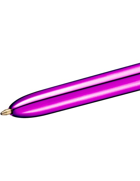 BOLIGRAFO BIC 4 SHINE MORADO 1MM