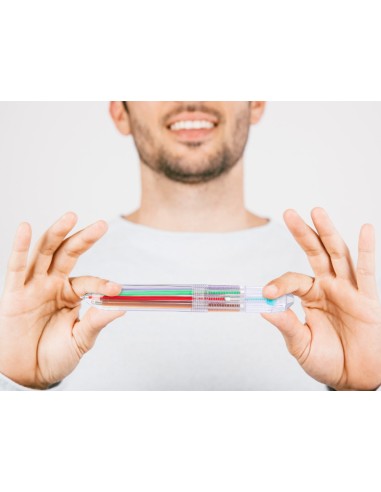 BOLIGRAFO LIDERPAPEL 10 1 CUERPO TPTE.10 1MM RETRACTIL