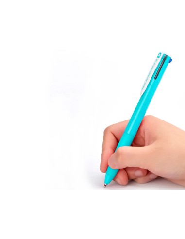 BOLIGRAFO PILOT SUPER GRIP G 4 RETRACTIL SUJECION CAUCHO CUERPO AZ.