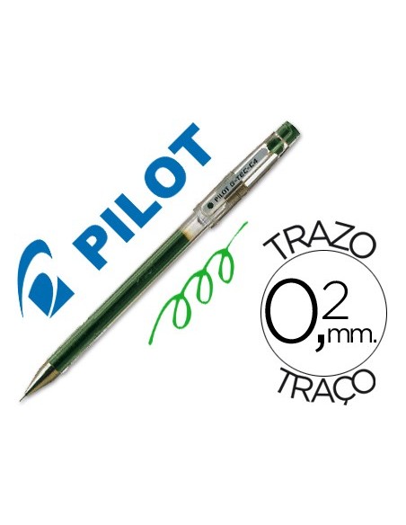 BOLIGRAFO PILOT PUNTA AGUJA G-TEC-C4 VERDE