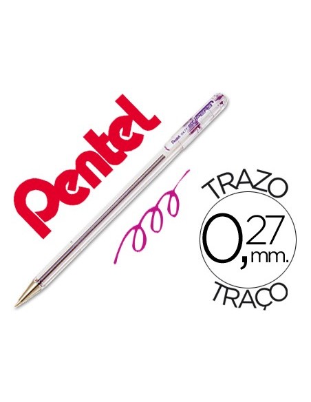 BOLIGRAFO PENTEL BK-77 V VIOLETA