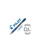 BOLIGRAFO PILOT G-2 AZUL TINTA GEL RETR.-SUJECION CAUCHO 2