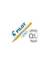 BOLIGRAFO PILOT SUPER GRIP AMARILLO RETR.-SUJECION CAUCHO BASE ACEITE 2