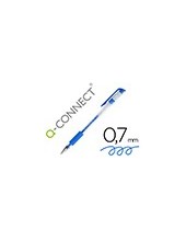 BOLIGRAFO Q-CON TINTA GEL AZUL 0.7 MM SUJECION DE CAUCHO 2
