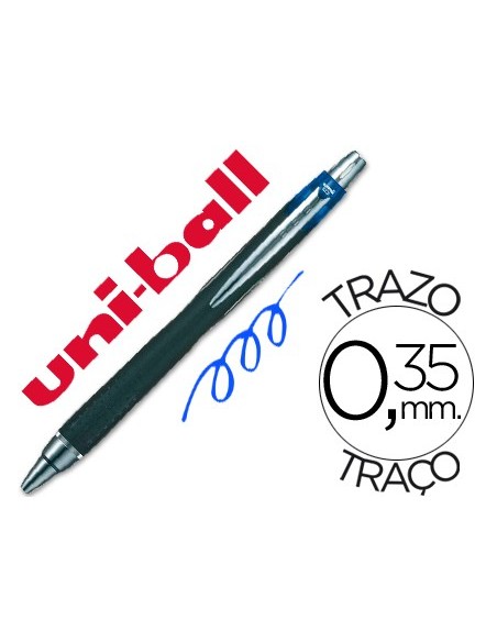 BOLIGRAFO UNI-BALL JETSTRAM SXN-210 RETR.COLOR AZUL