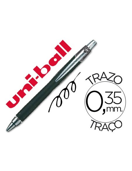 BOLIGRAFO UNI-BALL JETSTRAM SXN-210 RETR.COLOR NEGRO