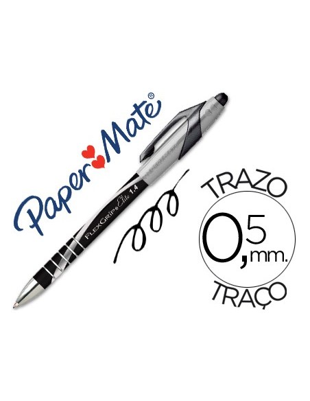 BOLIGRAFO FLEXGRIP ELITE RETR.NEGRO