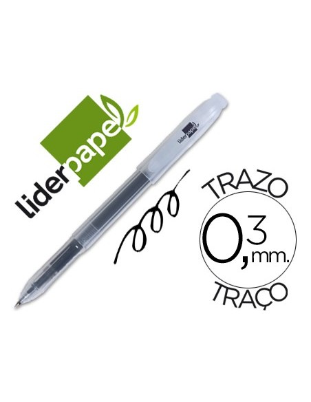 BOLIGRAFO SUPER GEL PUNTA 0.5 MM NEGRO