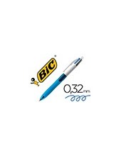 BOLIGRAFO BIC CUATRO COL.C/GRIP CAUCHO ERGONOMICO PUNTA MEDIA 1MM 2