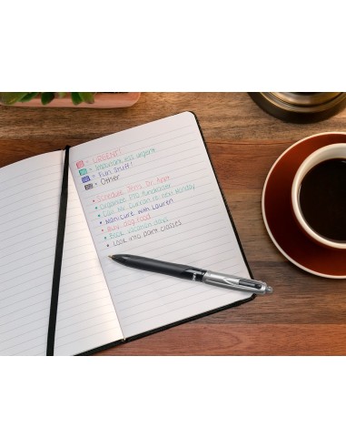 BOLIGRAFO BIC CUATRO COL.C/GRIP COLORE NEGRO PUNTA 1,3 MM