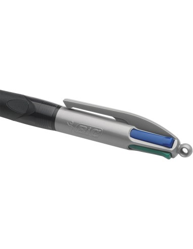 BOLIGRAFO BIC CUATRO COL.C/GRIP COLORE NEGRO PUNTA 1,3 MM
