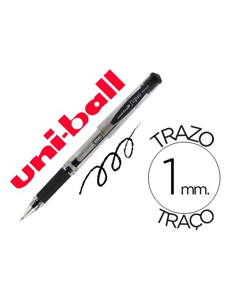 BOLIGRAFO UNI-BALL UM-153 SIGNO BROAD NEGRO 1 MM TINTA GEL