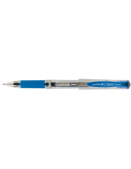 BOLIGRAFO UNI-BALL UM-153 SIGNO BROAD AZUL 1 MM TINTA GEL