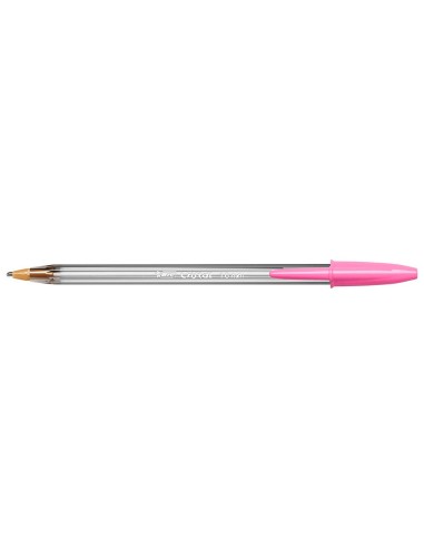 BOLIGRAFO BIC CRISTAL LARGE FASHION ROSA PUNTA 1,6 MM