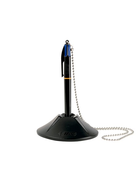 BOLIGRAFO BIC CUATRO COLORES CON PEANA