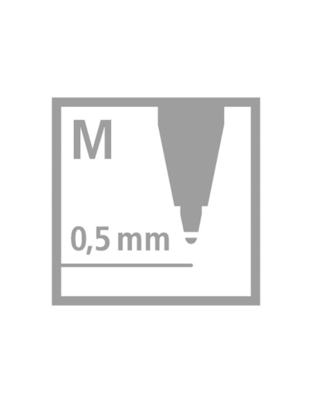 BOLIGRAFO STABILO POINTBALL 0,5 MM COLOR ROJO