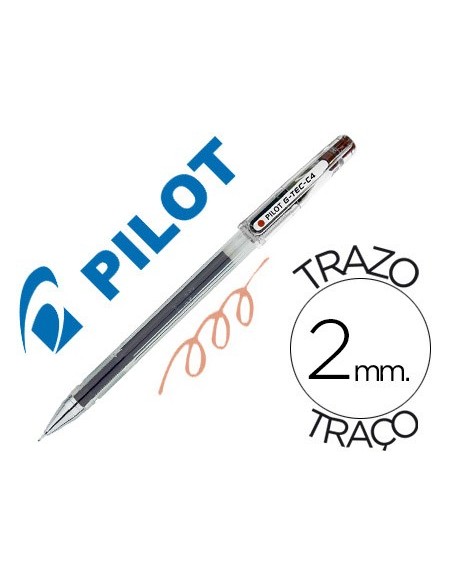 BOLIGRAFO PILOT PUNTA AGUJA G-TEC-C4 SEPIA