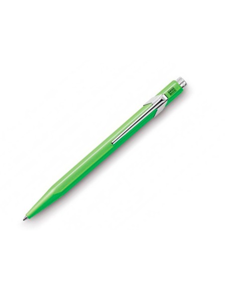 BOLIGRAFO CARAN DACHE 849 FLUO VERDE LIMON PUNTA MEDIA