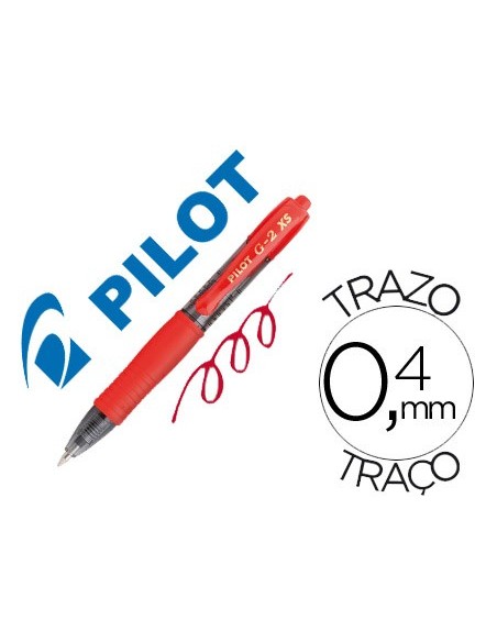 BOLIGRAFO MINI PILOT G-2 PIXIE RJ.TINTA GEL RETRACTIL  BL-G2-XS-7-LR