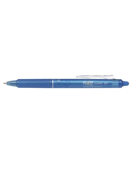 BOLIGRAFO PILOT FRIXION CLICKER BORRABLE 0,7 MM AZUL CLARO BLISTER