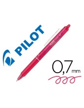 BOLIGRAFO PILOT FRIXION CLICKER BORRABLE 0,7 MM COLOR ROSA EN BLISTER