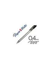 BOLIGRAFO PAPER MATE INKJOY 100 RETRACTIL PUNTA MEDIA NEGRO 2
